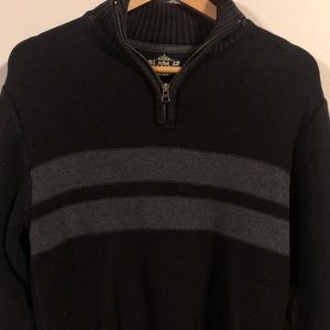 Navy Half-Zip Sweater